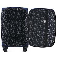 IZOD Liam 3pc  Expandable Softside Luggage Set with Spinners & Lock