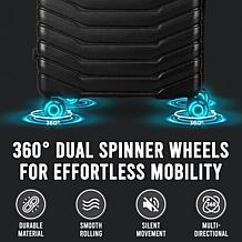 Izod Phantom 3-Piece Hard Shell Spinner Luggage Set