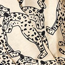 Jaclyn Smith Hi-Lo Long Sleeve Wrap Blouse