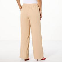 Jaclyn Smith Wide-Leg Pleated Trouser