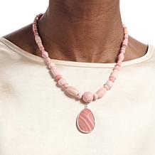 Jay King 18" Australian Pink Opal Beaded Necklace
