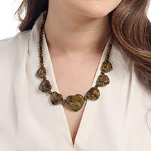Jay King 18" Congolese Flower Calcite Beaded Station Necklace