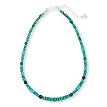 Jay King 18" Heavenly Well Lake Turquoise Graduated Beaded Necklace
