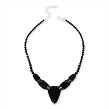Jay King Black Serpentine Sterling Silver 18" Necklace