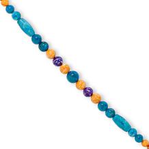 Jay King Blue Apatite and Spiny Oyster Shell Beaded Necklace