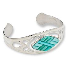 Jay King Campitos Turquoise Inlay Doublet Cuff Bracelet