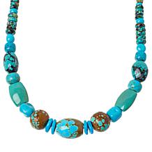Jay King Collector's Special Edition Multi-Turquoise Bead Necklace