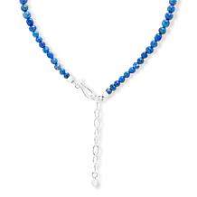 Jay King Denim Lapis Heart Pendant with Necklace 3-piece Set