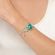 Jay King Gallery Collection Multigemstone Cuff Bracelet