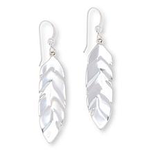 Jay King Gallery Collection Peruvian Turquoise "Feather" Drop Earrings