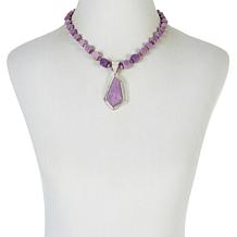 Jay King Gallery Collection Phosphosiderite Pendant with Bead Necklace