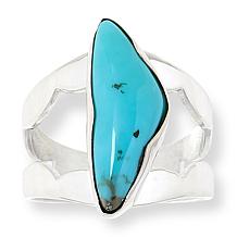 Jay King Gallery Collection Sterling Silver Campitos Turquoise Ring