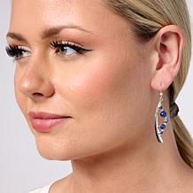 Jay King Gallery Collection Sterling Silver Sapphire Earrings