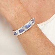 Jay King Gallery Collection Tanzanite 5-Stone Cuff Bracelet