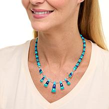 Jay King Gallery Collection Turquoise and Lapis 18" Necklace