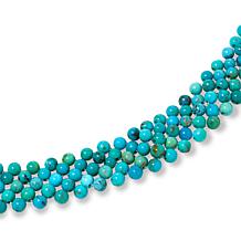 Jay King Heavenly Well Lake Turquoise Woven Bead Necklace