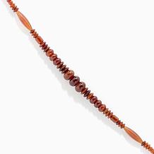 Jay King Hessonite Necklace, Sterling