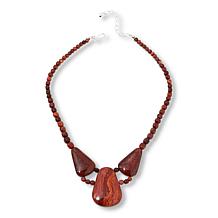 Jay King Indonesian Fire Chalcedony 18-1/4" Necklace