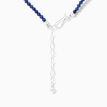 Jay King Lapis & Baja Turquoise Necklace, Sterling 