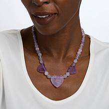 Jay King Lavender Amethyst Sterling Silver Necklace