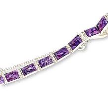 Jay King Purple Spiny Oyster Shell Line Bracelet with Magnetic Clasp