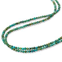 Jay King Spruce Mountain Turquoise Bead 60" Necklace