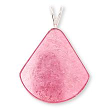 Jay King Sterling Baroque Rose Rhodonite & Peruvian Pink Opal Pendant