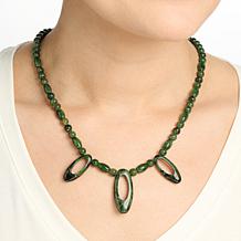 Jay King Sterling Silver African Tiger Chalcedony 18" Necklace