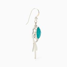 Jay King Sterling Silver Amazonite & Blue Topaz Earrings