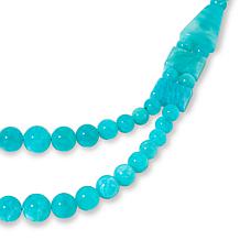 Jay King Sterling Silver Amazonite Bead Necklace