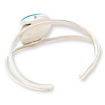 Jay King Sterling Silver Amazonite Cuff Bracelet