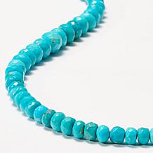 Jay King Sterling Silver Armenian Turquoise Bead 18-1/2" Necklace