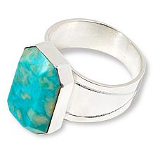Jay King Sterling Silver Azure Peaks Turquoise Ring