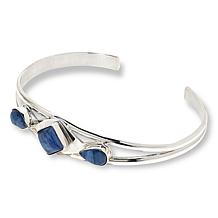 Jay King Sterling Silver Blue Kyanite Cuff Bracelet