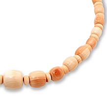 Jay King Sterling Silver Bullmouth Shell Bead 18" Necklace