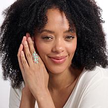 Jay King Sterling Silver Campitos Turquoise Flower Ring