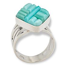 Jay King Sterling Silver Campitos Turquoise Inlay Doublet Ring