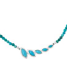 Jay King Sterling Silver Campitos Turquoise Necklace