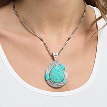 Jay King Sterling Silver Chilean Turquoise Pendant