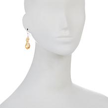 Jay King Sterling Silver Citrine Bead Drop Earrings