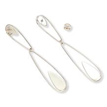 Jay King Sterling Silver Gold Matrix Turquoise Earrings