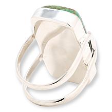 Jay King Sterling Silver Green Alecia Turquoise Ring