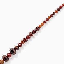 Jay King Sterling Silver Hessonite Necklace