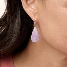 Jay King Sterling Silver Kunzite Teardrop Earrings
