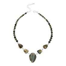 Jay King Sterling Silver Labradorite 18" Necklace