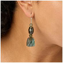 Jay King Sterling Silver Labradorite Drop Earrings