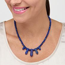 Jay King Sterling Silver Lapis 18" Necklace