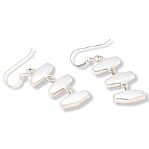 Jay King Sterling Silver Lapis and Aquamarine Drop Earrings