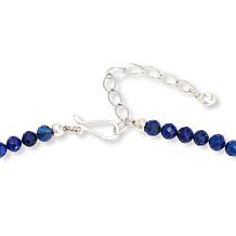 Jay King Sterling Silver Lapis and Micro Opal Reversible 18" Necklace