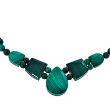 Jay King Sterling Silver Malachite Necklace